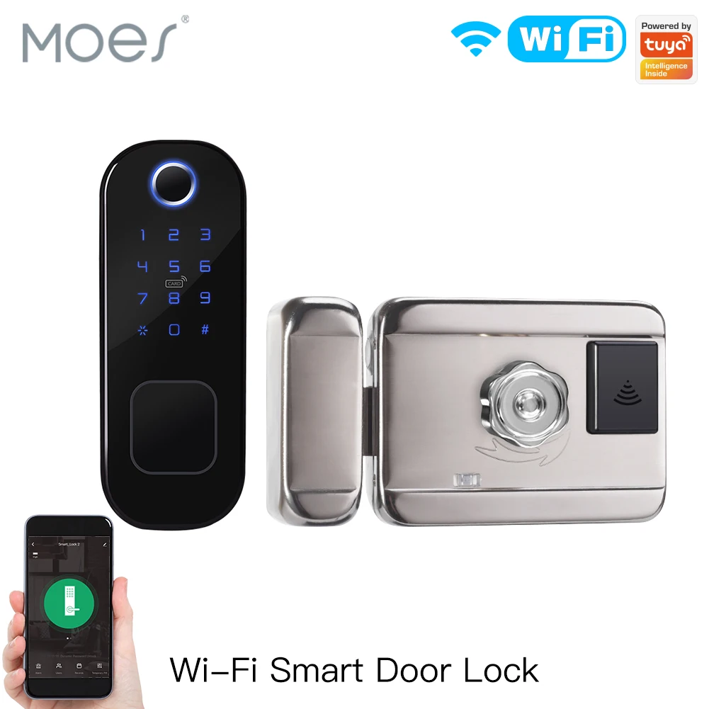Smart Garden Door Lock - MOES WiFi Tuya akıllı kilit kapı