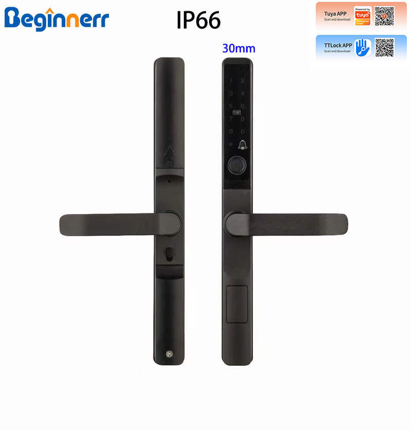 Smart Garden Door Lock - İnce Tasarımlı Akıllı Alüminyum Kapı Kilidi
