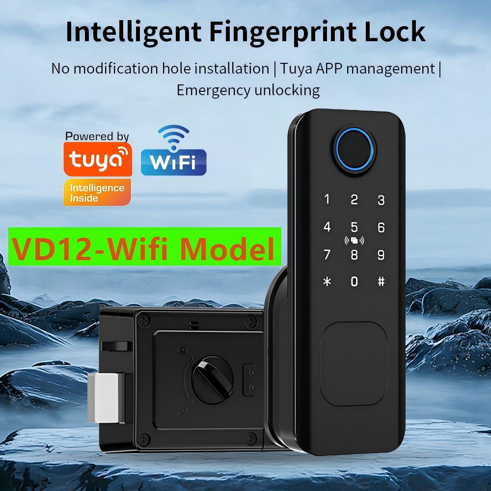 Smart Garden Door Lock - Wifi Parmak İzi Sensörlü Su Geçirmez