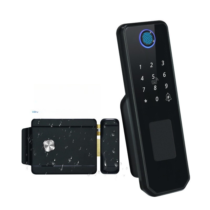 Smart Garden Door Lock - Çift taraflı parmak izi su geçirmez