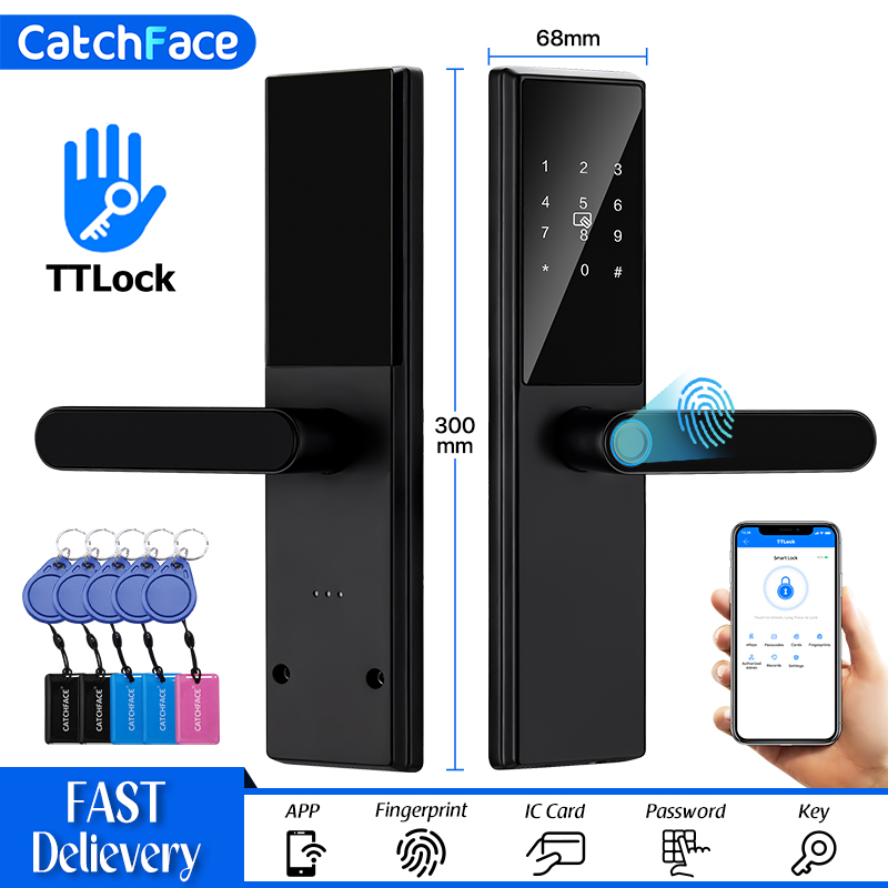 Smart Garden Door Lock - Bluetooth Parmak İzi Kapı Kilidi TTLock
