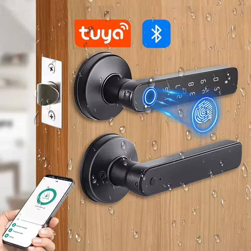 Smart Garden Door Lock - Tuya App Bluetooth Akıllı Parmak İzi