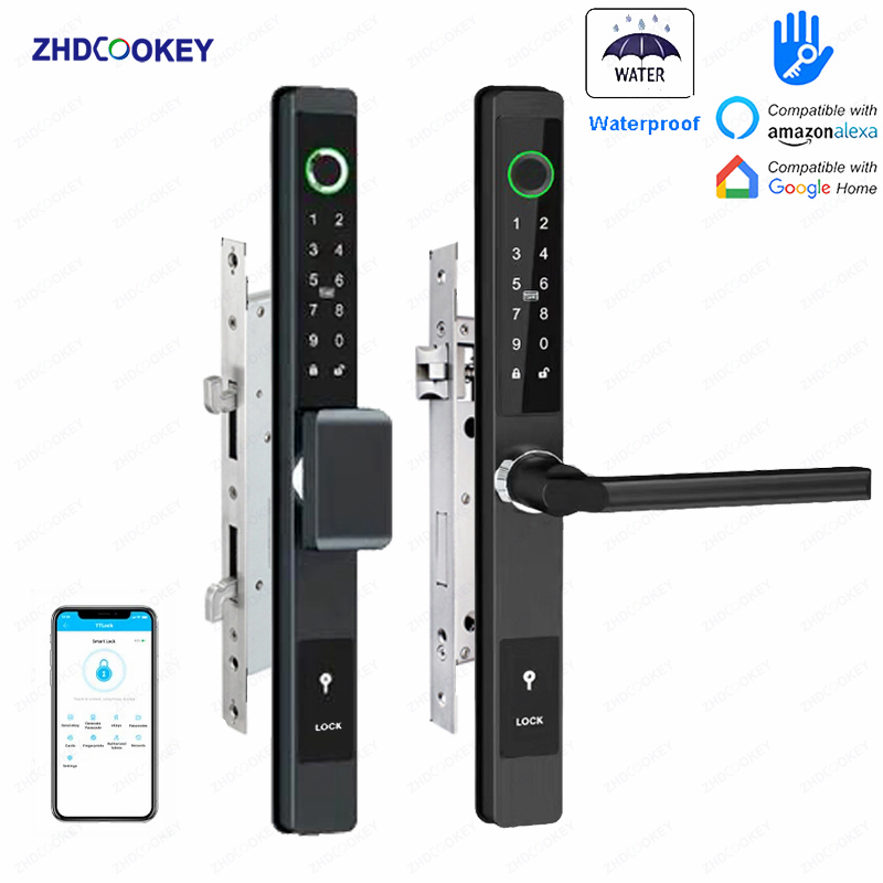 Smart Garden Door Lock - ZHDCOOKEY Biyometrik Dijital Kapı Kilidi Su