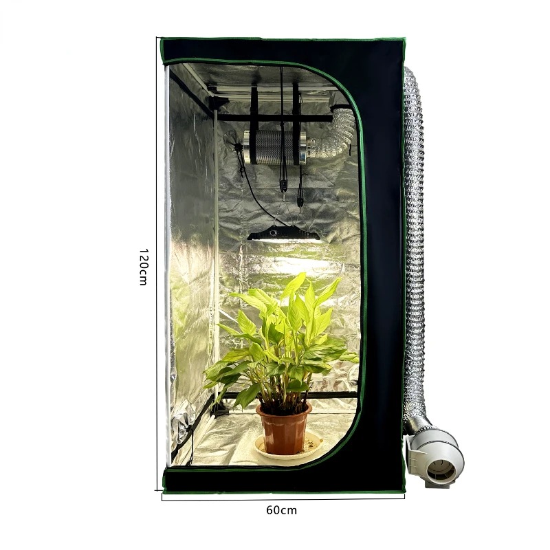 Grow Tent Complete Kit - 60*60*160cm Bitki Çadırı + Levha Artı