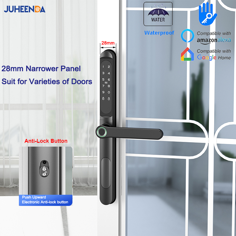 Smart Garden Door Lock - TTLock App akıllı alüminyum kapı kilidi