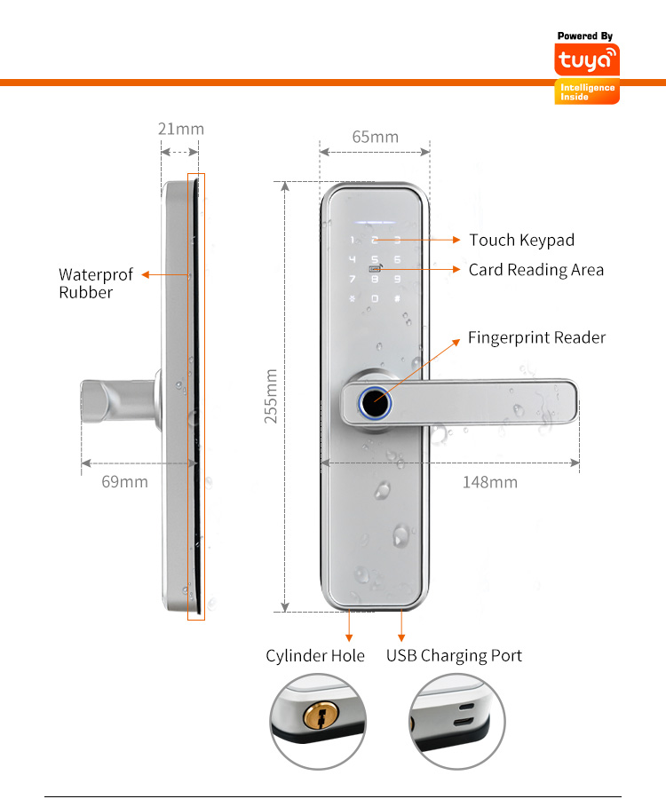 Cerradura Intelige X5 Su Geçir - Smart Garden Door Lock incelemesi ve fiyatı