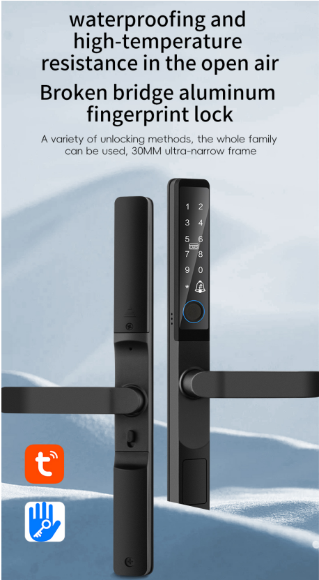 İnce Tasarımlı Akıllı Alüminyu - Smart Garden Door Lock incelemesi ve fiyatı