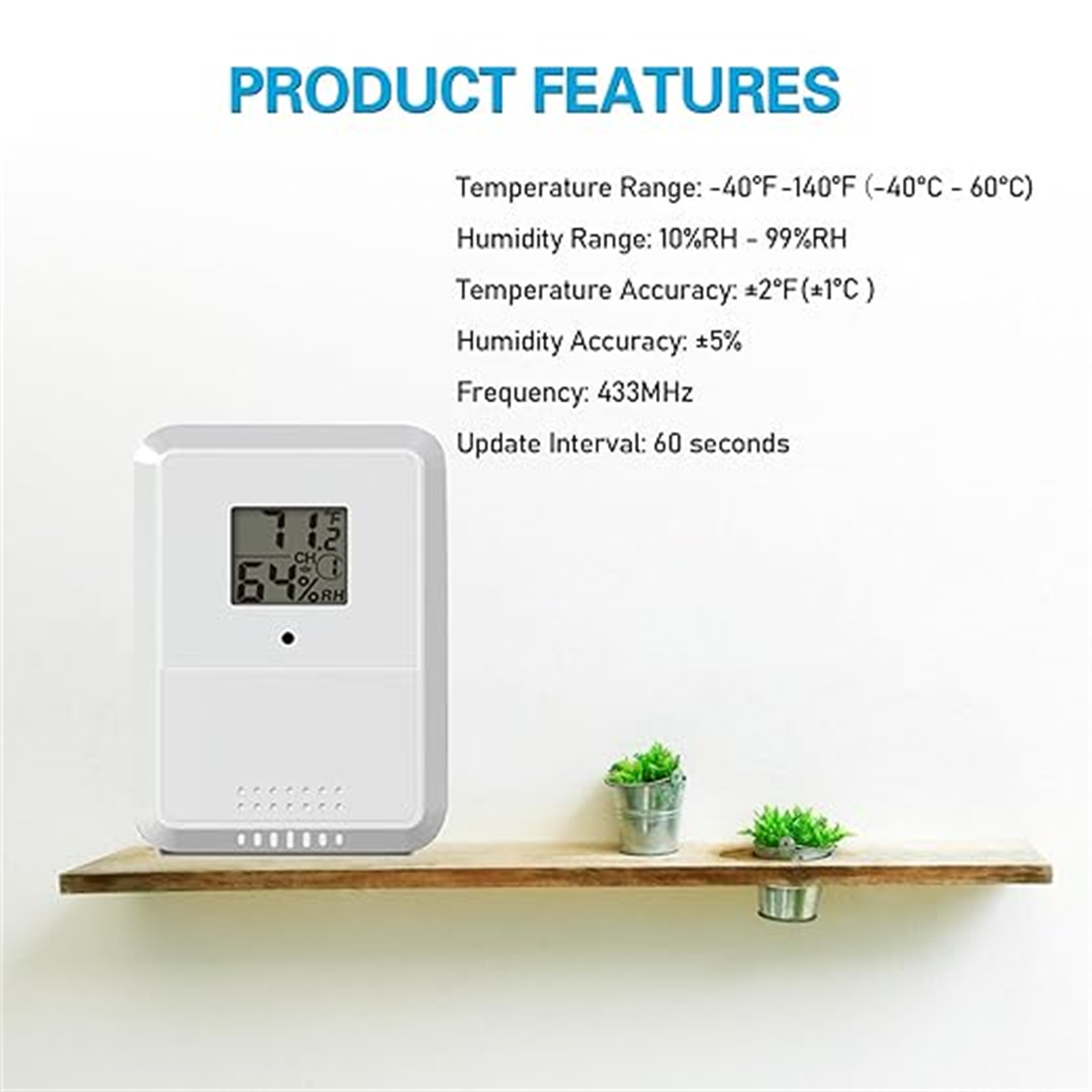 Kablosuz Sıcaklık ve Nem Monit - Rain Gauge Digital incelemesi ve fiyatı