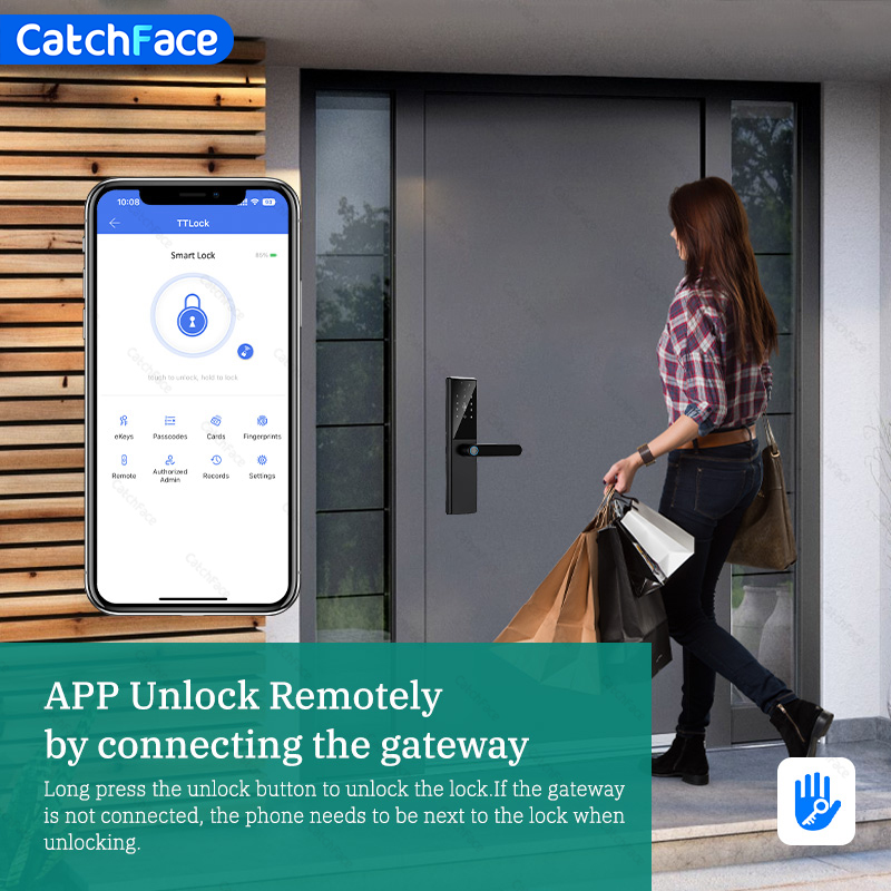 Bluetooth Parmak İzi Kapı Kili - Smart Garden Door Lock incelemesi ve fiyatı