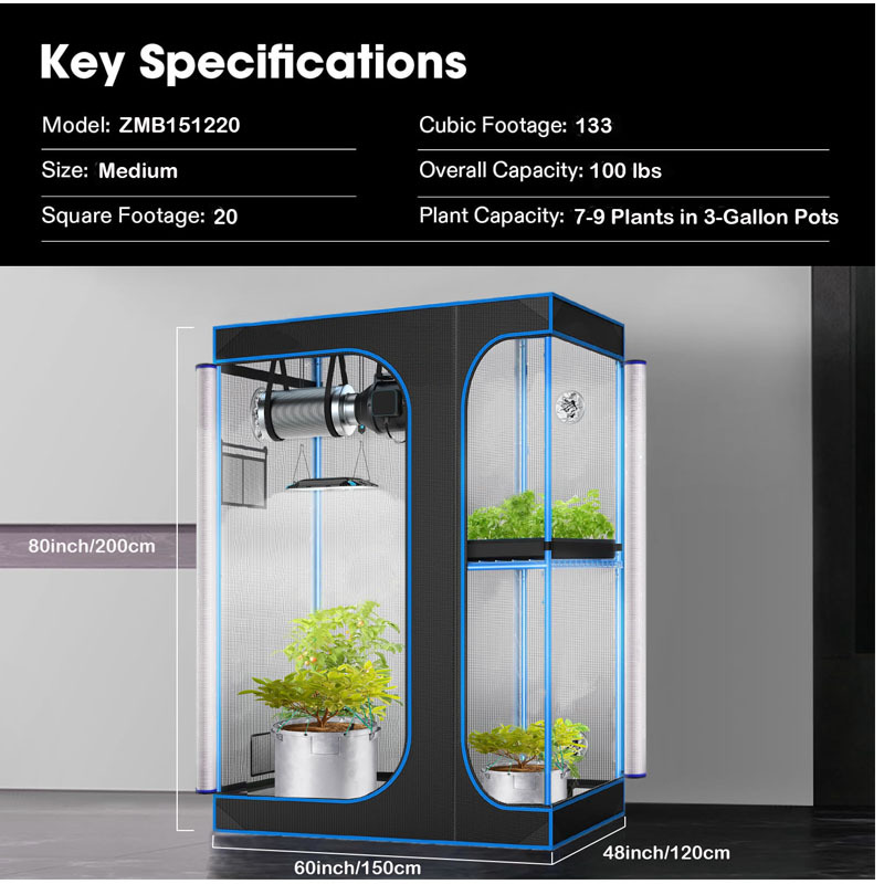 C3 Sera Kapalı Yetiştirme Çadı - Grow Tent Complete Kit incelemesi ve fiyatı