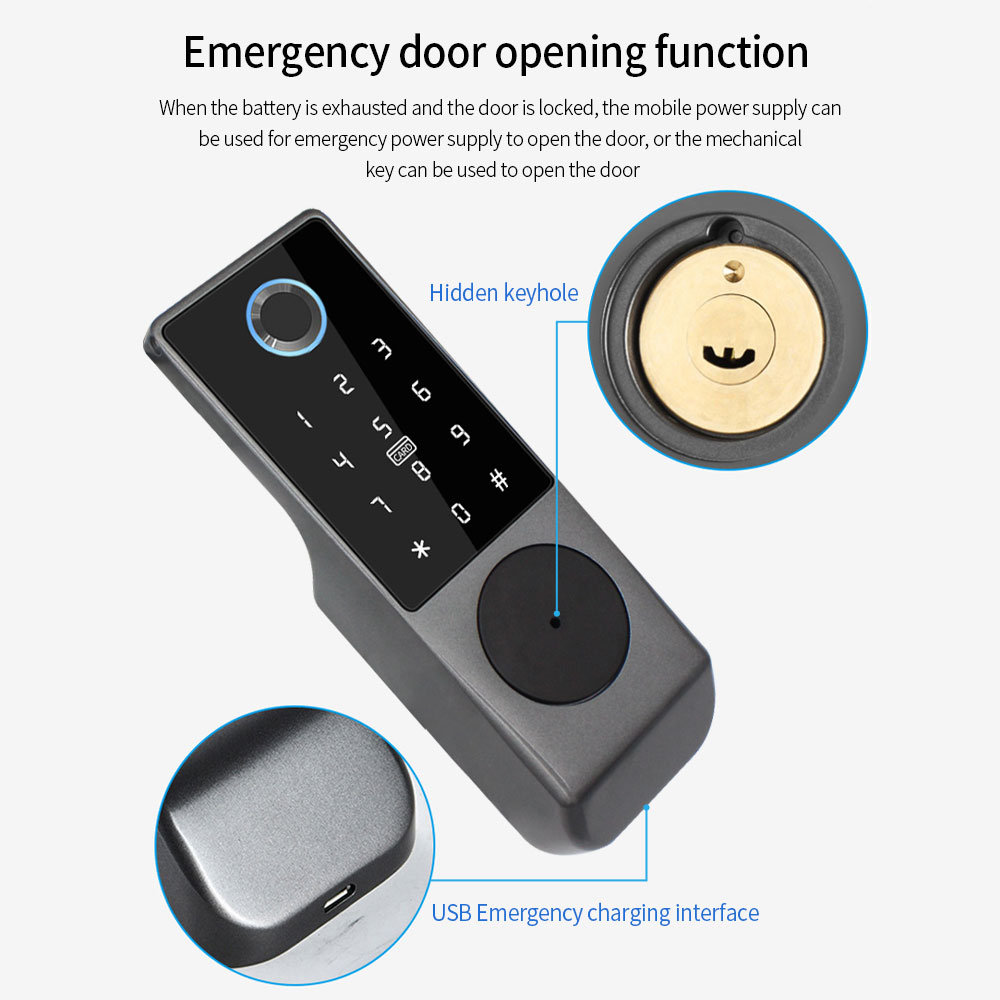 TUYA WIFI Akıllı Kapı Kilidi P - Smart Garden Door Lock incelemesi ve fiyatı