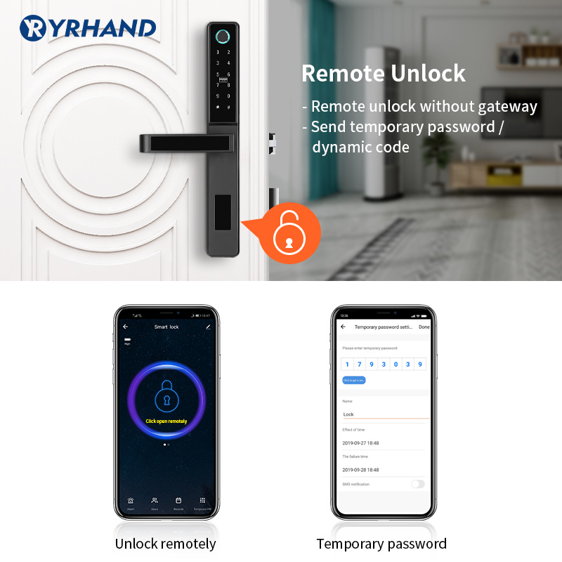 Tuya WiFi App akıllı kapı kili - Smart Garden Door Lock incelemesi ve fiyatı