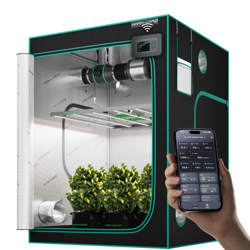 480W 4x4ft 120x120cm FC4800 EV - Grow Tent Complete Kit incelemesi ve fiyatı