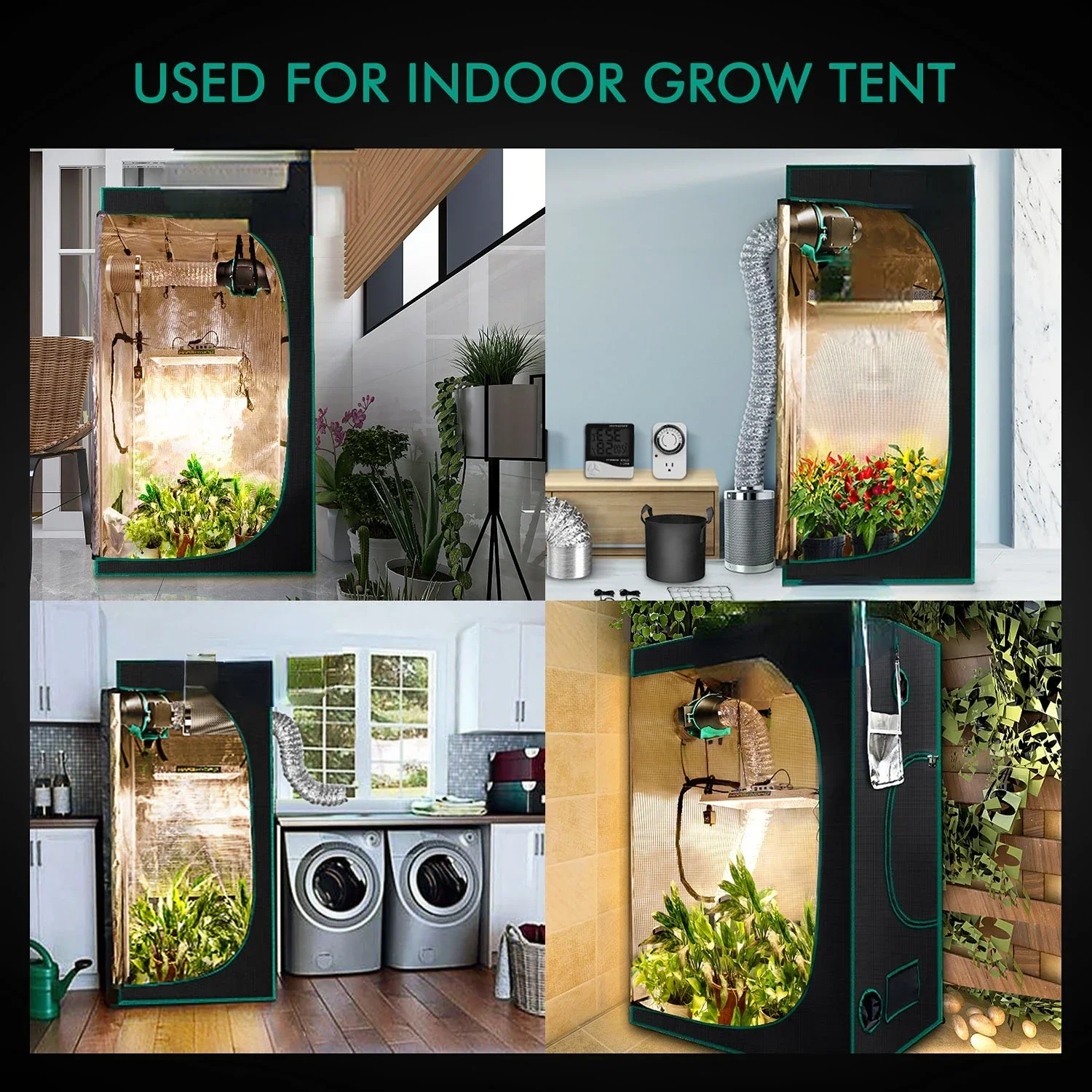 Sıcak satışlar Komple Endüktör - Grow Tent Complete Kit incelemesi ve fiyatı