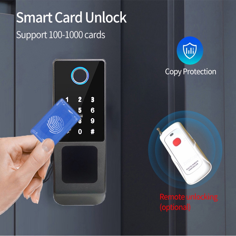 Tuya WiFi Çift Taraflı Parmak  - Smart Garden Door Lock incelemesi ve fiyatı