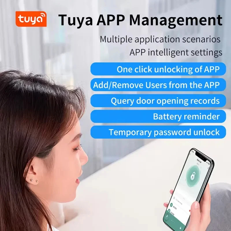 Tuya App Bluetooth Akıllı Parm - Smart Garden Door Lock incelemesi ve fiyatı