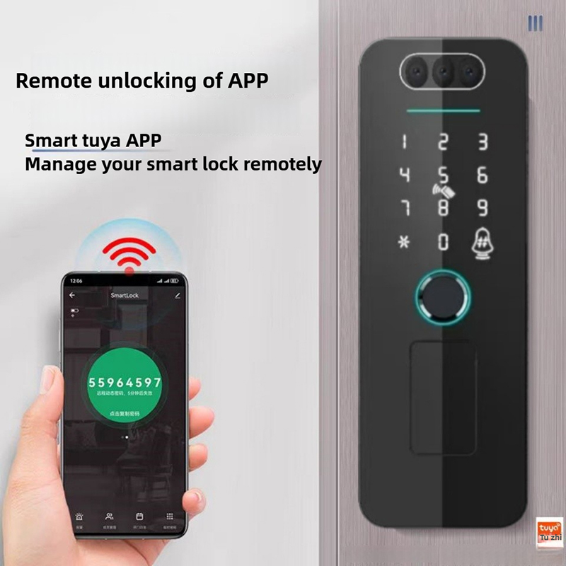 Tuya Wifi SmartLife 3D Yüz Tan - Smart Garden Door Lock incelemesi ve fiyatı