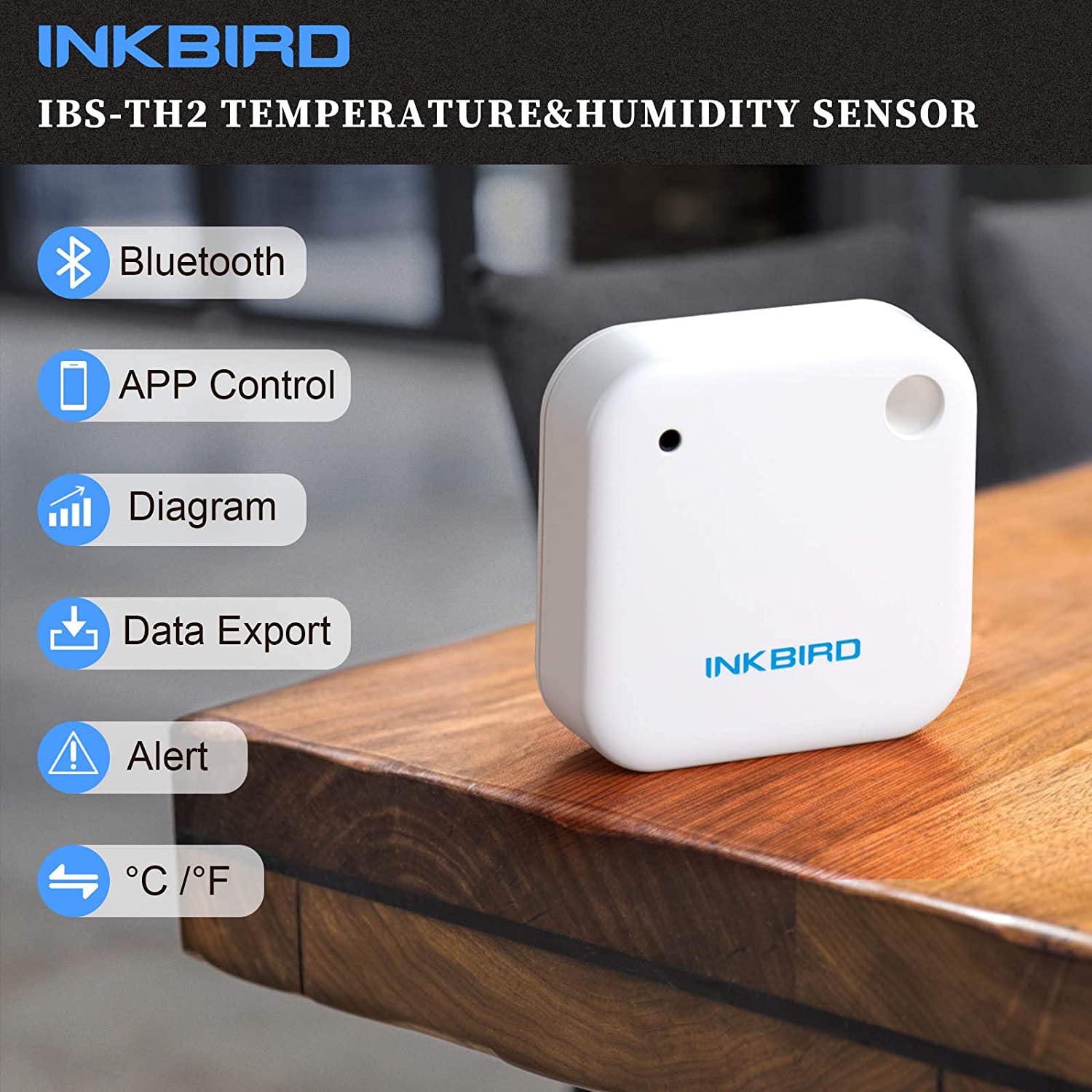 IBS-TH2 Su Geçirmez Bluetooth  - Rain Gauge Digital incelemesi ve fiyatı