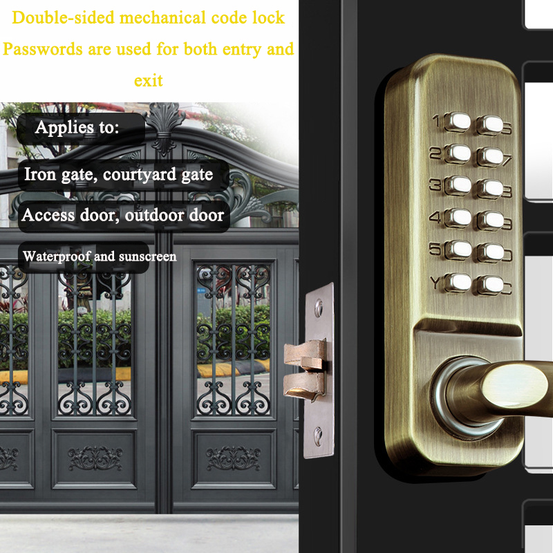 Çift taraflı Uzun Saplı Anahta - Smart Garden Door Lock incelemesi ve fiyatı