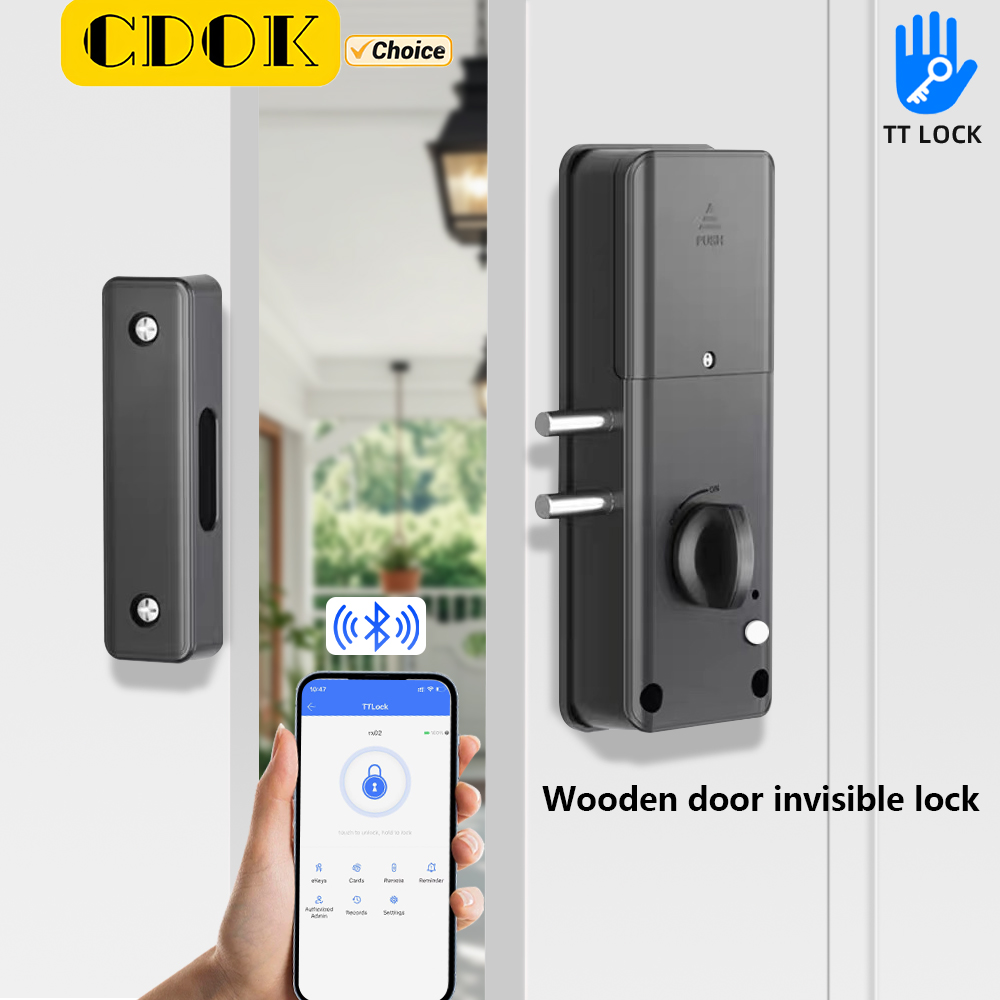 CDOK RX02 TTlock Bluetooth, İç - Smart Garden Door Lock incelemesi ve fiyatı