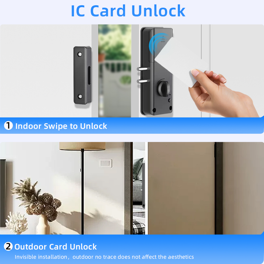 CDOK RX02 TTlock Bluetooth, İç - Smart Garden Door Lock incelemesi ve fiyatı