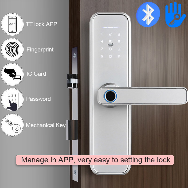 RAYKUBE X5 gümüş akıllı kilidi - Smart Garden Door Lock incelemesi ve fiyatı