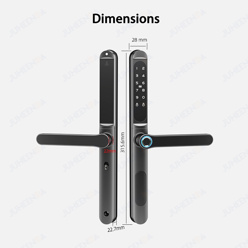 TTLock App akıllı alüminyum ka - Smart Garden Door Lock incelemesi ve fiyatı