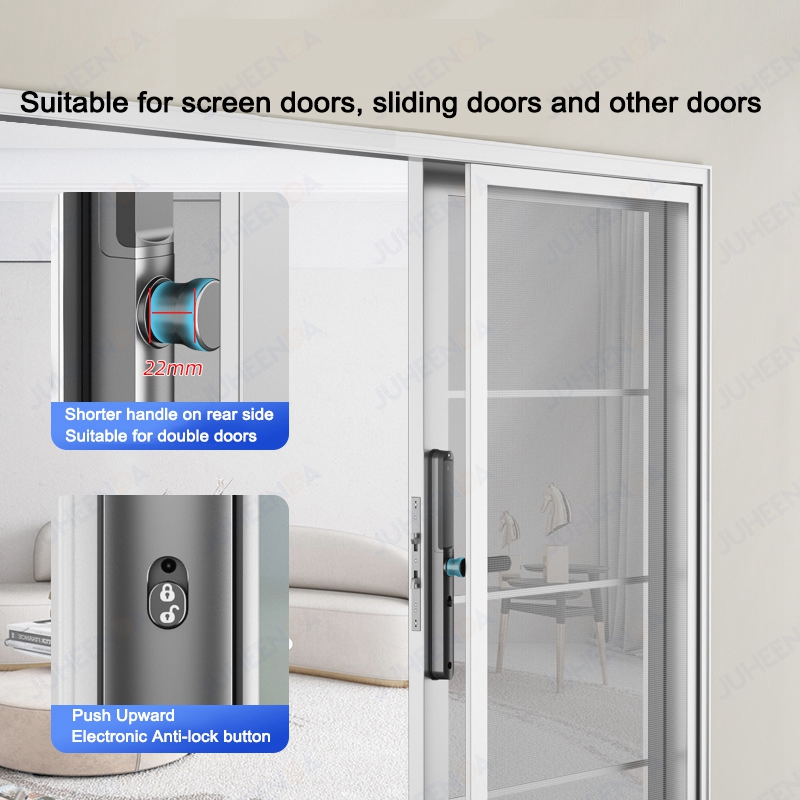 TTLock App akıllı alüminyum ka - Smart Garden Door Lock incelemesi ve fiyatı