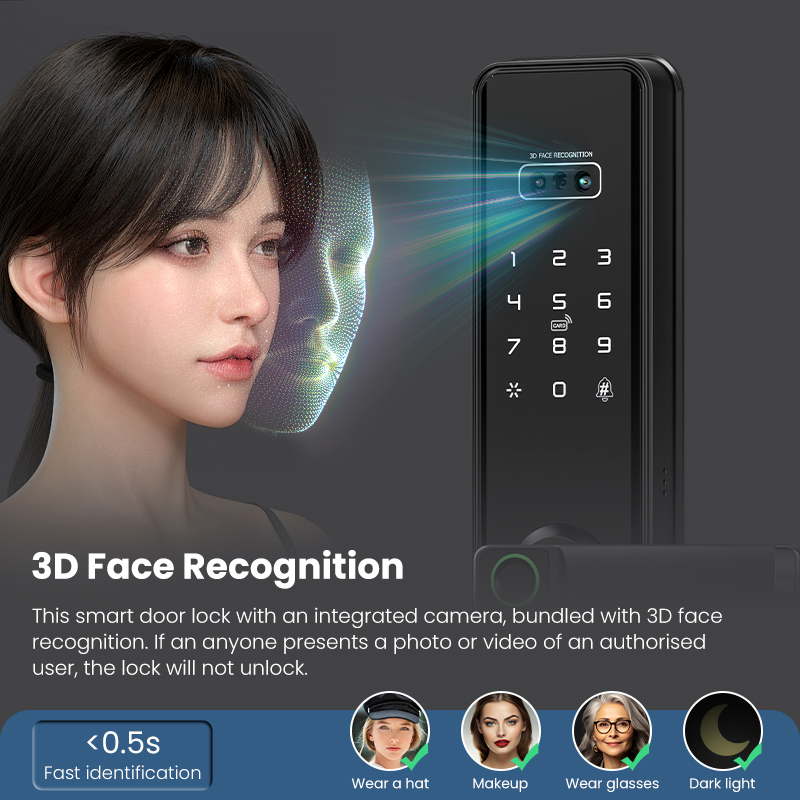 Ttlock uzaktan kumanda 3d yüz  - Smart Garden Door Lock incelemesi ve fiyatı